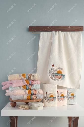 MARİBOR - Maribor El Yüz Havlusu Sereyn Bambu 3D Nakışlı 50x90