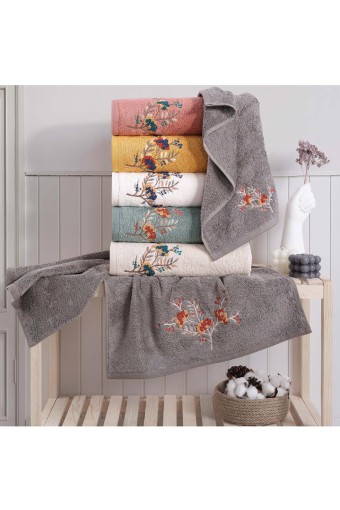 MARİBOR - Maribor Mutfak Havlusu Liva Bambu 3D Nakışlı 30x50 3'lü (1)