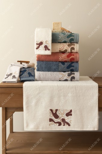 MARİBOR - Maribor Mutfak Havlusu Riva Bambu 3D Nakışlı 30x50 3'lü