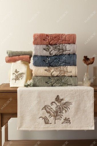 MARİBOR - Maribor Mutfak Havlusu Tropical Bambu 3D Nakışlı 30x50 3'lü