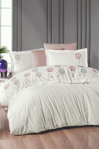 MARİBOR - Maribor Nevresim Takımı Çift Kişilik Camelia Poplin