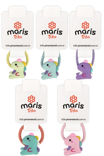 MARİS TOKA - Maris Kız Çocuk Lastik Toka Figür 1