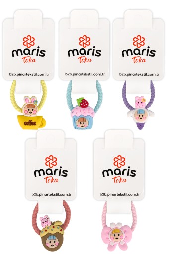 MARİS TOKA - Maris Kız Çocuk Lastik Toka Figür 2 (1)