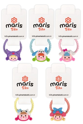 MARİS TOKA - Maris Kız Çocuk Lastik Toka Figür 3 (1)