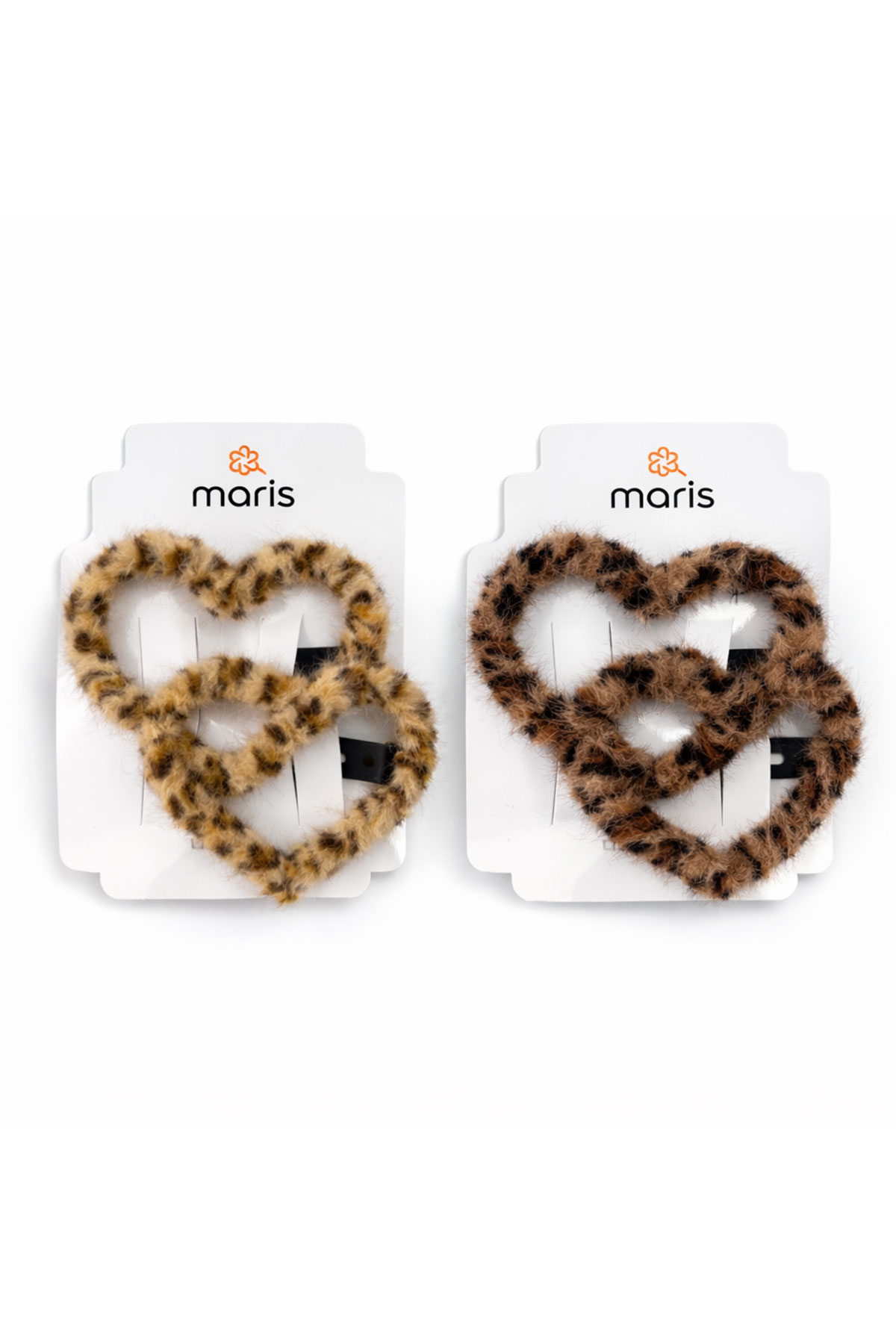 Maris Kadın Çıtçıt Toka 2'li Leopar - Thumbnail