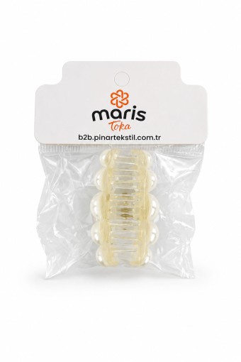 MARİS TOKA - Maris Kadın Mandal Toka İncili