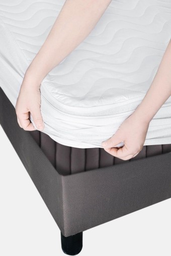 MARİS EV TEKSTİLİ - Maris Kapitone Fitted Sıvı Geçirmez Alez Komple Lastikli 100x200 170/180 Gr M2