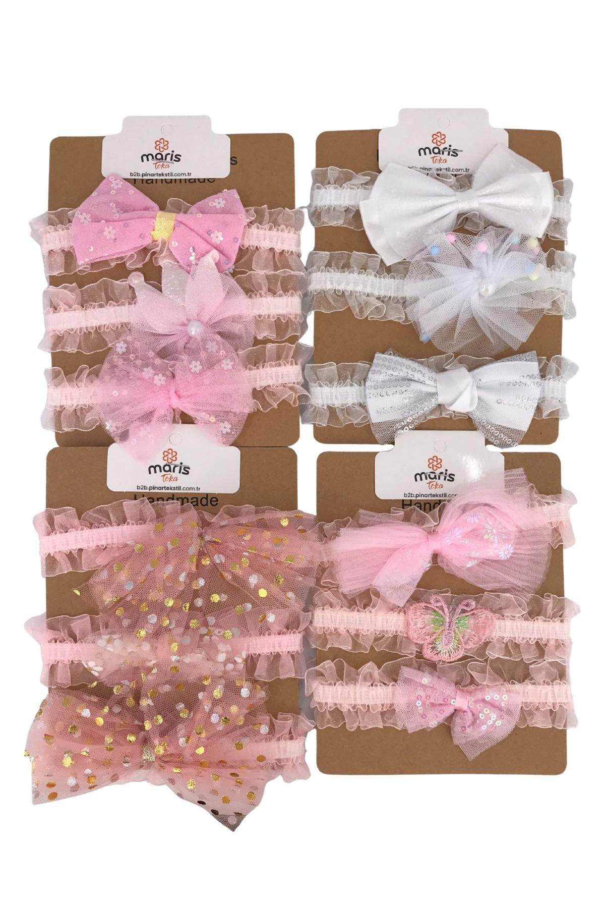 Maris Kız Bebek Bandı 3'lü - Thumbnail