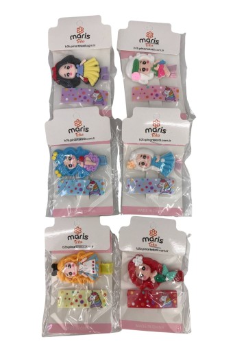 MARİS TOKA - Maris Kız Çocuk Çıtçıt Toka 2'li (1)