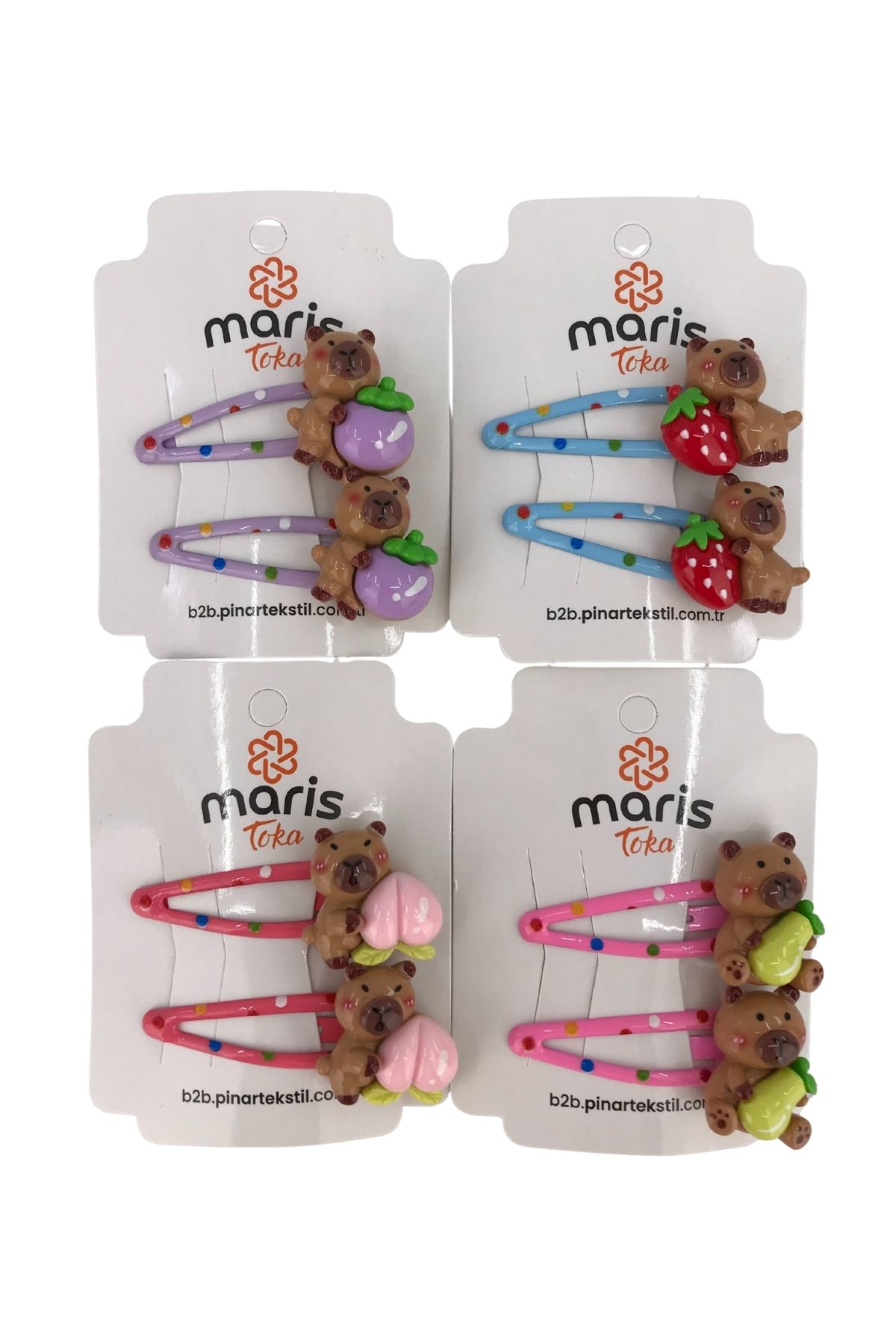 Maris Kız Çocuk Çıtçıt Toka 2'li - Thumbnail