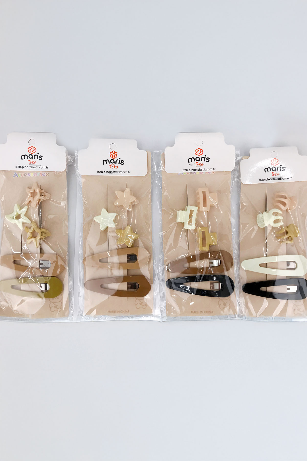 Maris Kız Çocuk Çıtçıt Toka Set - Thumbnail