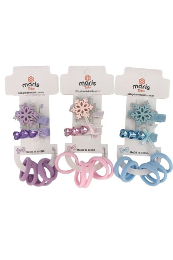 MARİS TOKA - Maris Kız Çocuk Havlu Toka Pens Set