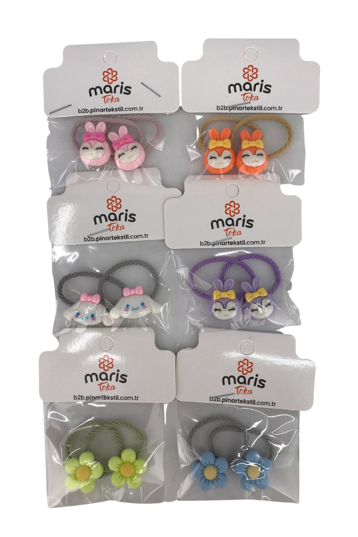 Maris Kız Çocuk Lastik Toka 2'li - Thumbnail