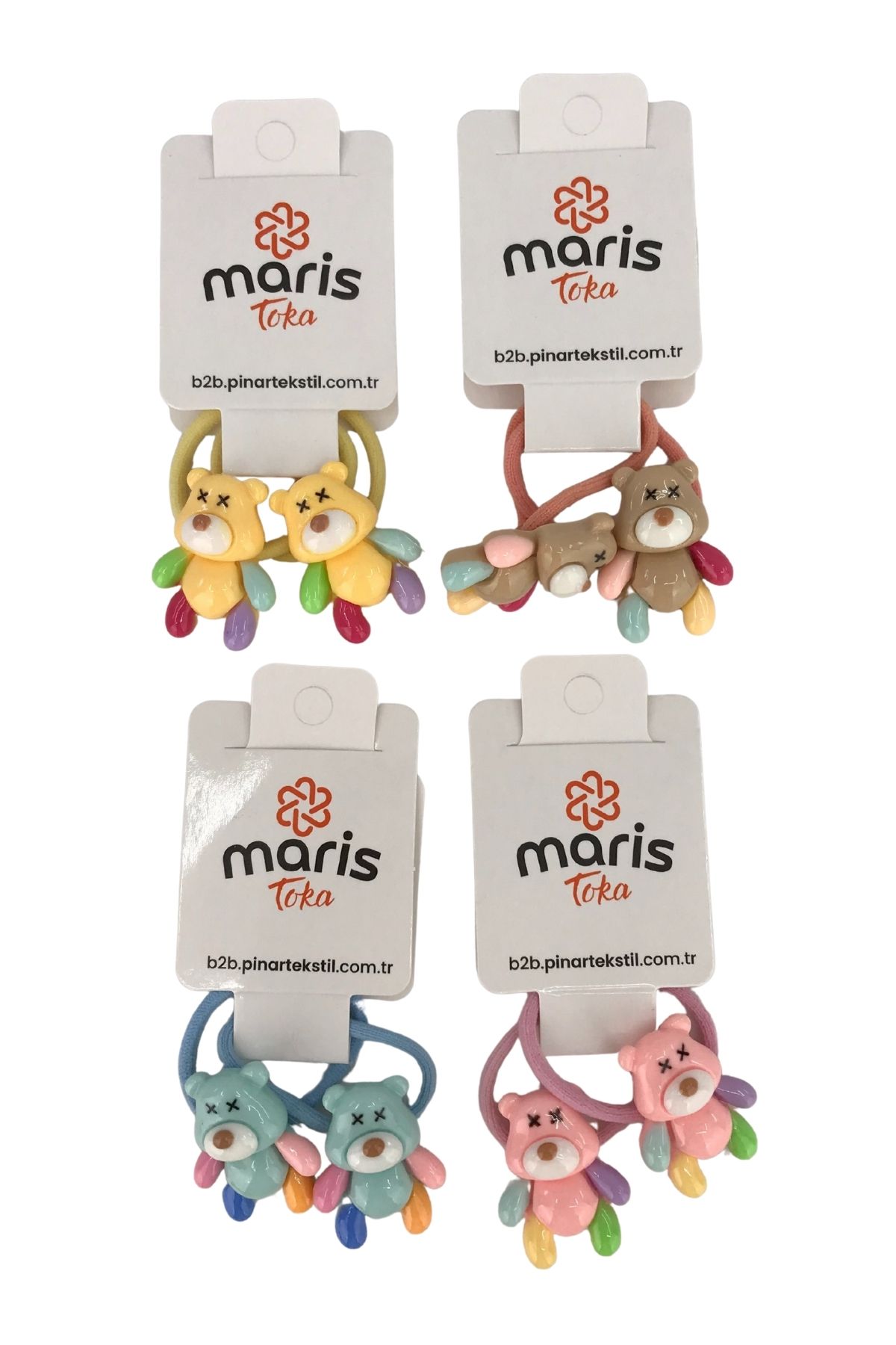 Maris Kız Çocuk Lastik Toka 2'li - Thumbnail