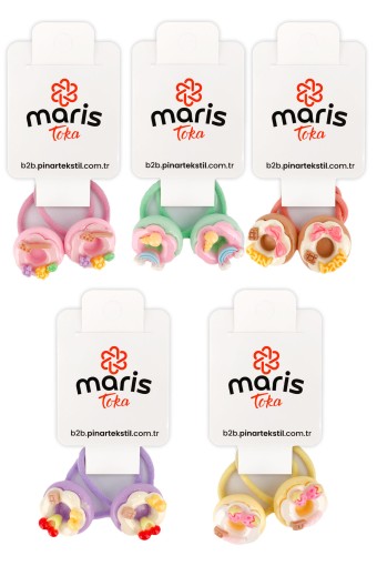 MARİS TOKA - Maris Kız Çocuk Lastik Toka 2'li Donut