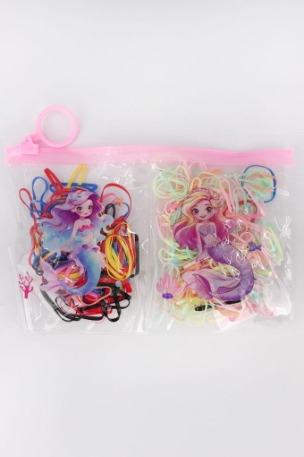 MARİS TOKA - Maris Kız Çocuk Lastik Toka 2'li Ekose