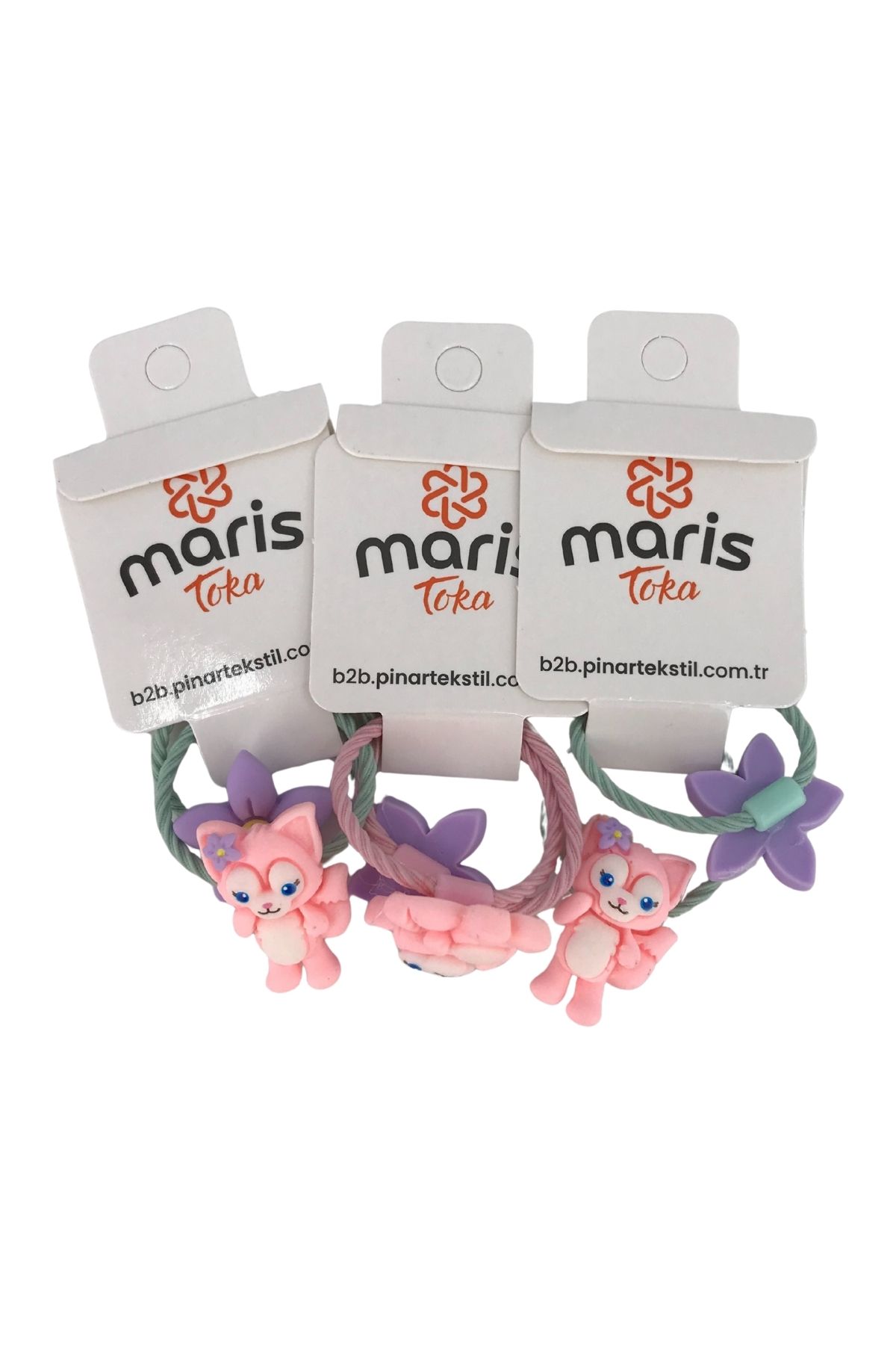 Maris Kız Çocuk Lastik Toka 2'li - Thumbnail