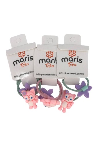 MARİS TOKA - Maris Kız Çocuk Lastik Toka 2'li (1)