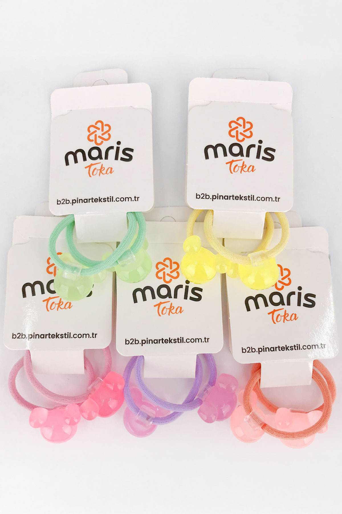 Maris Kız Çocuk Lastik Toka 2'li Miki - Thumbnail