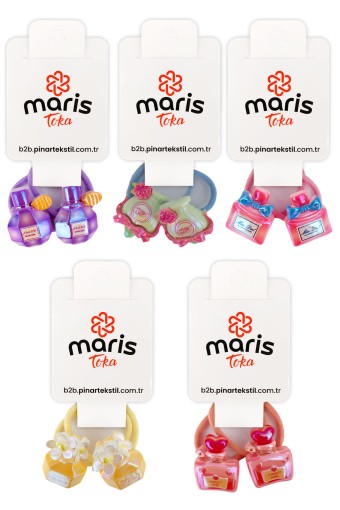 MARİS TOKA - Maris Kız Çocuk Lastik Toka 2'li Parfümlü
