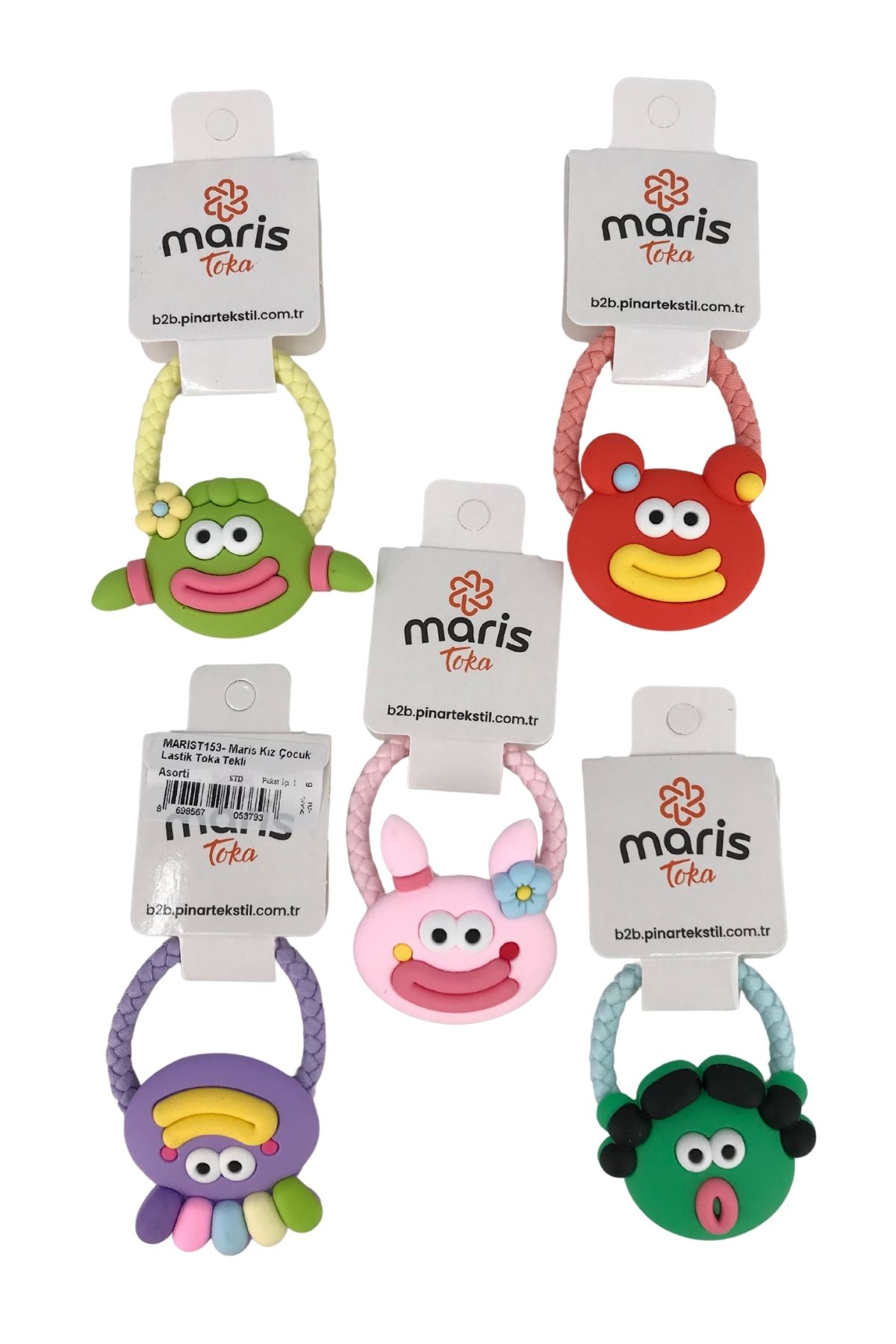 Maris Kız Çocuk Lastik Toka Tekli - Thumbnail