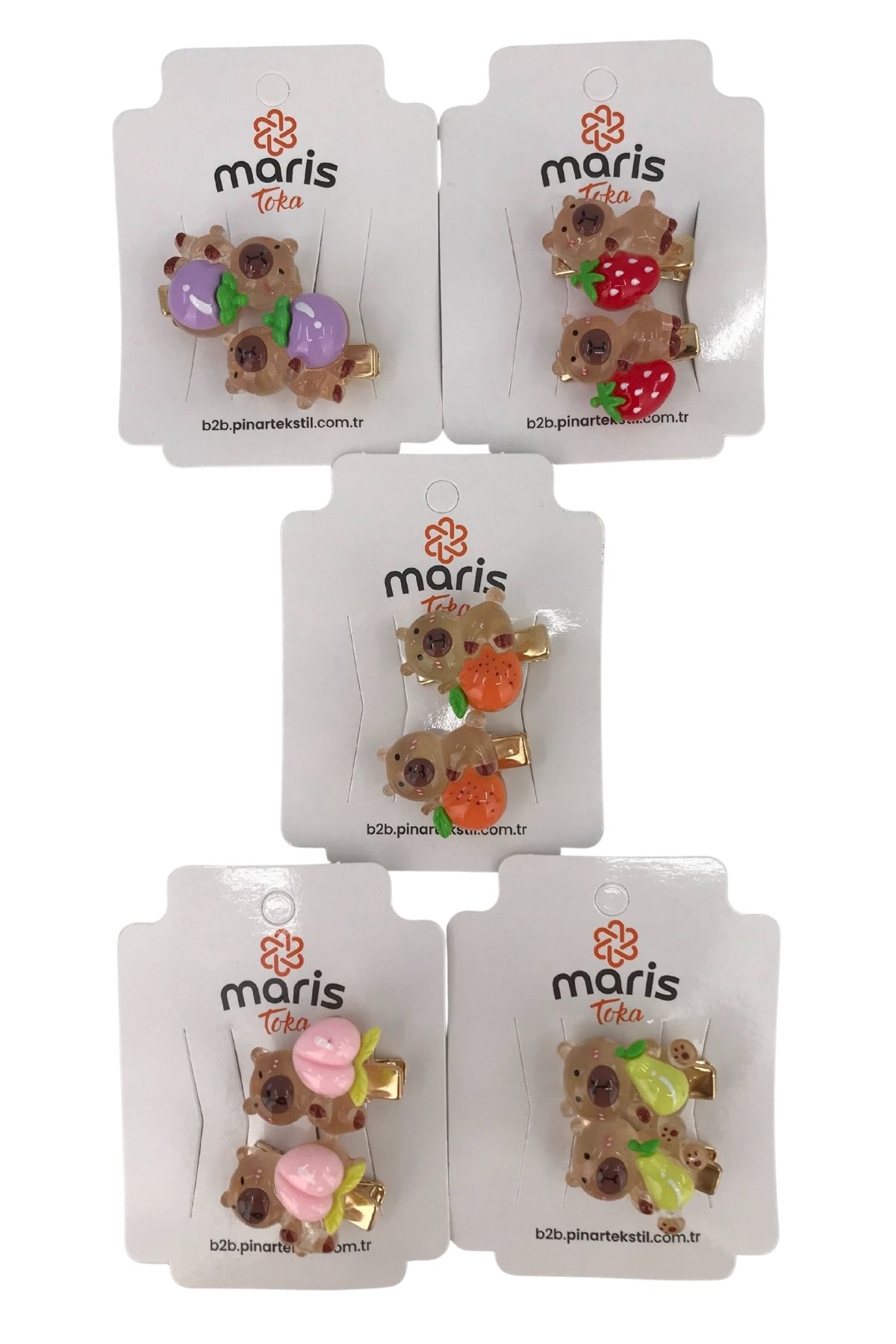 Maris Kız Çocuk Pens Toka 2'li - Thumbnail