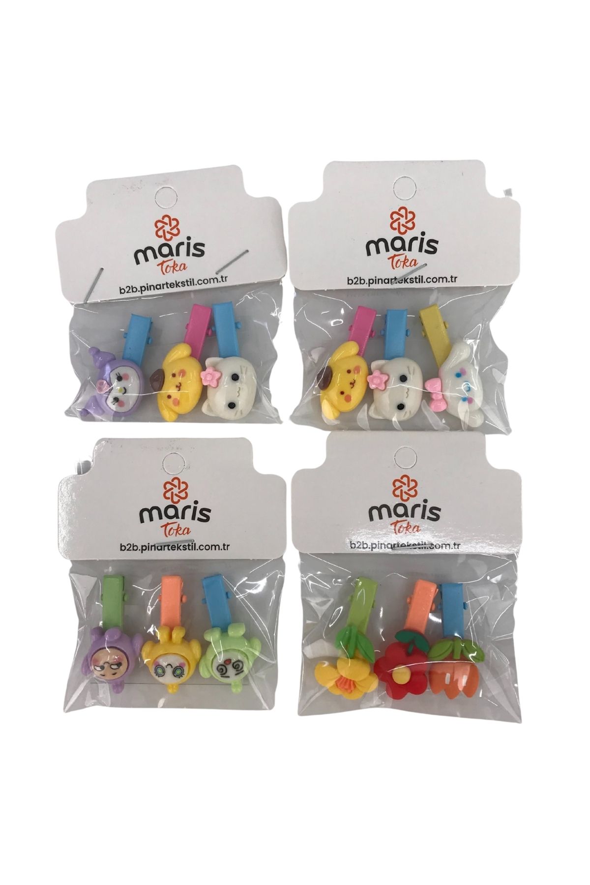 Maris Kız Çocuk Pens Toka 3'lü - Thumbnail