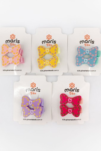 MARİS TOKA - Maris Kız Çocuk Pens Toka Fiyonk 2'li (1)