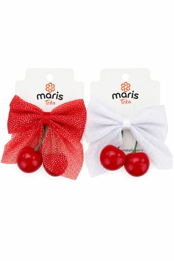 MARİS TOKA - Maris Kız Çocuk Pens Toka Kiraz