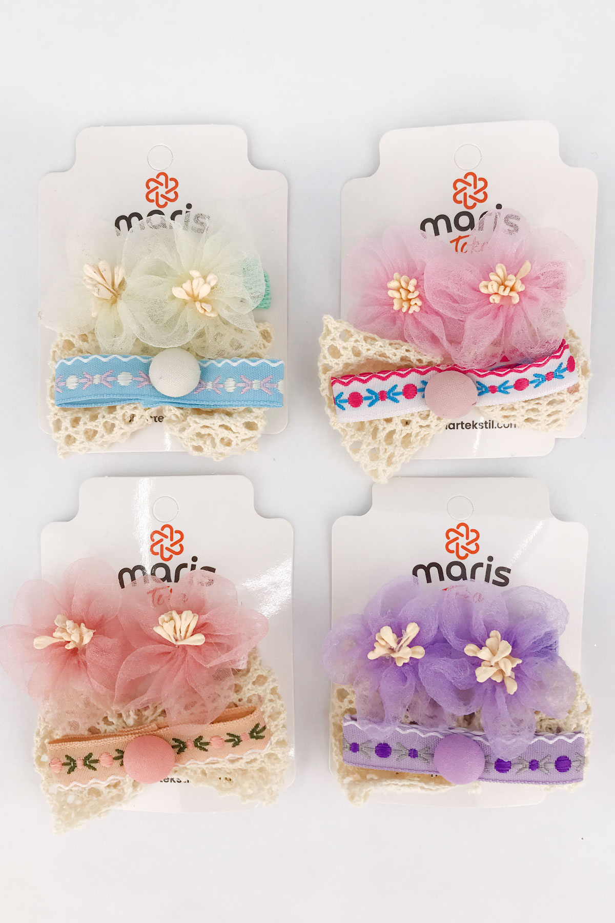 Maris Kız Çocuk Pens Toka Set 2'li - Thumbnail