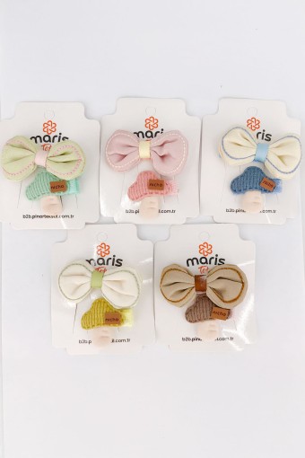 MARİS TOKA - Maris Kız Çocuk Pens Toka Set 2'li (1)