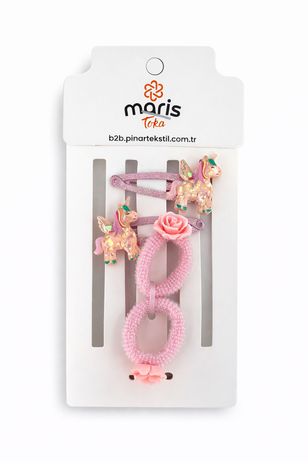 Maris Kız Çocuk Set Toka 4'lü - Thumbnail