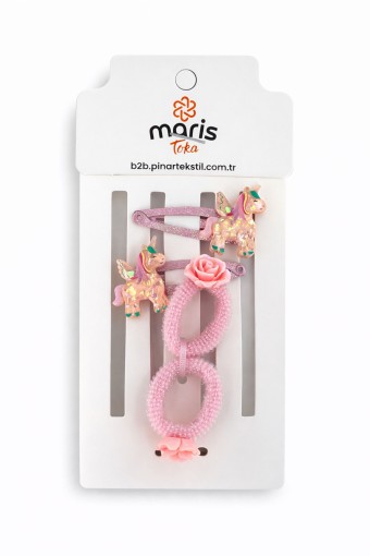 MARİS TOKA - Maris Kız Çocuk Set Toka 4'lü (1)