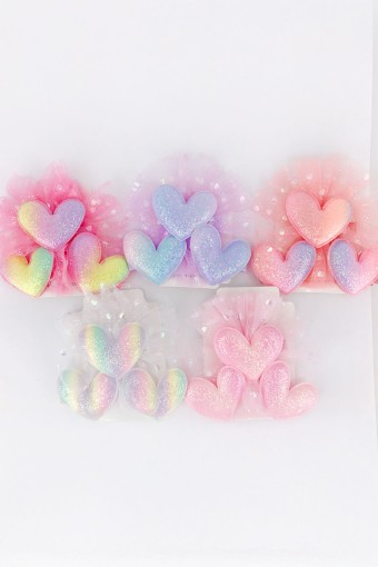 MARİS TOKA - Maris Kız Çocuk Set Toka Pens Kalp (1)