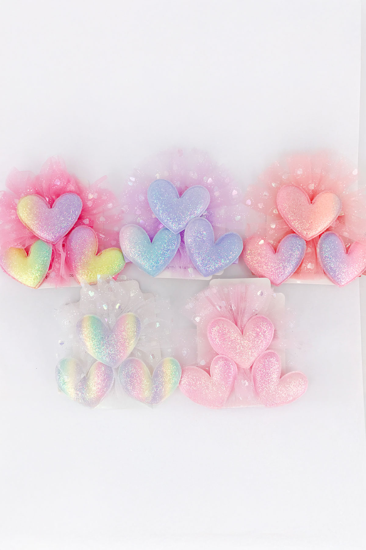 Maris Kız Çocuk Set Toka Pens Kalp - Thumbnail