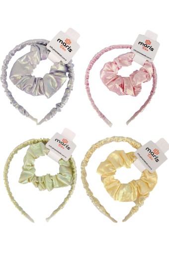 MARİS TOKA - Maris Kız Çocuk Set Toka Taç Simit