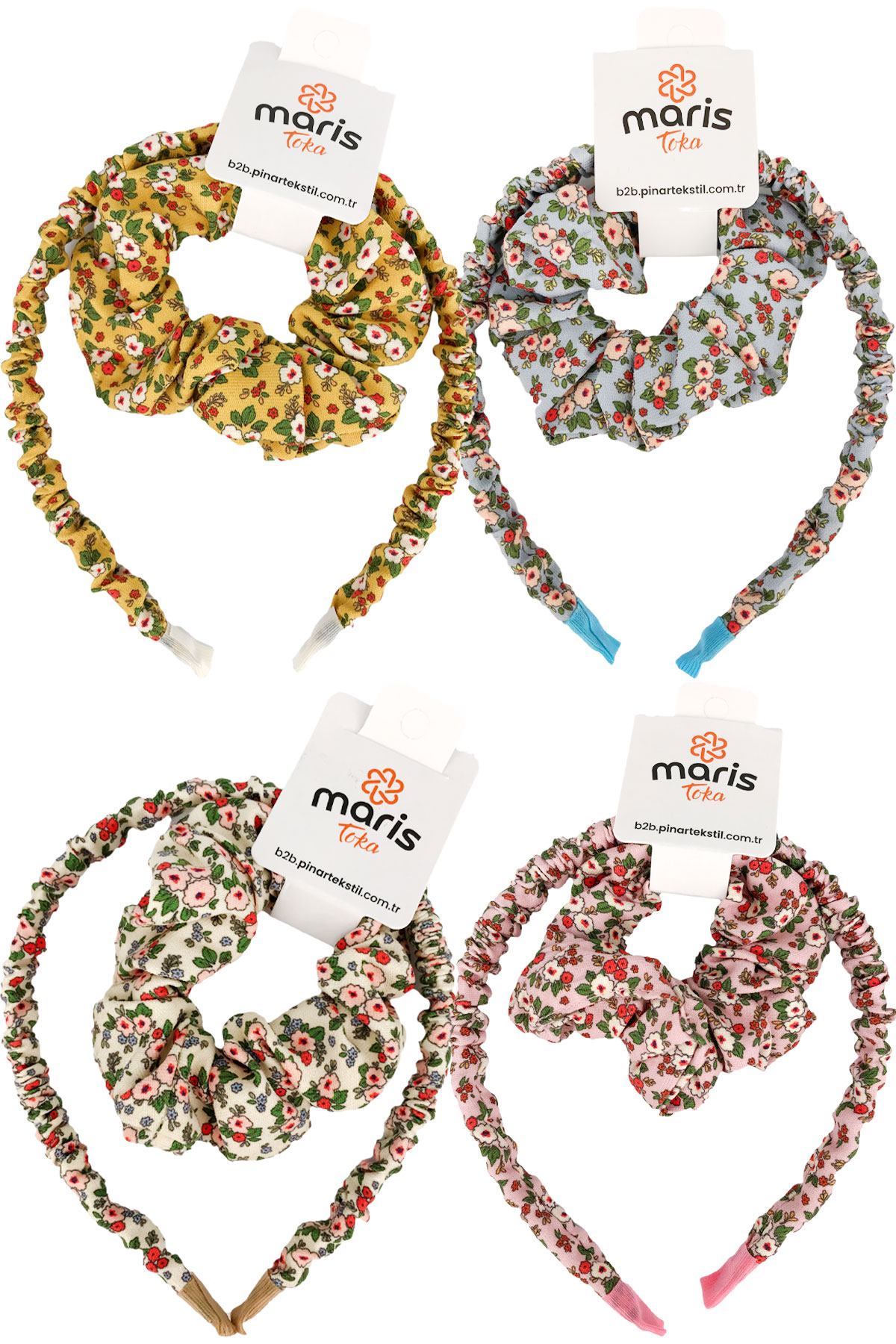 Maris Kız Çocuk Set Toka Taç Simit - Thumbnail