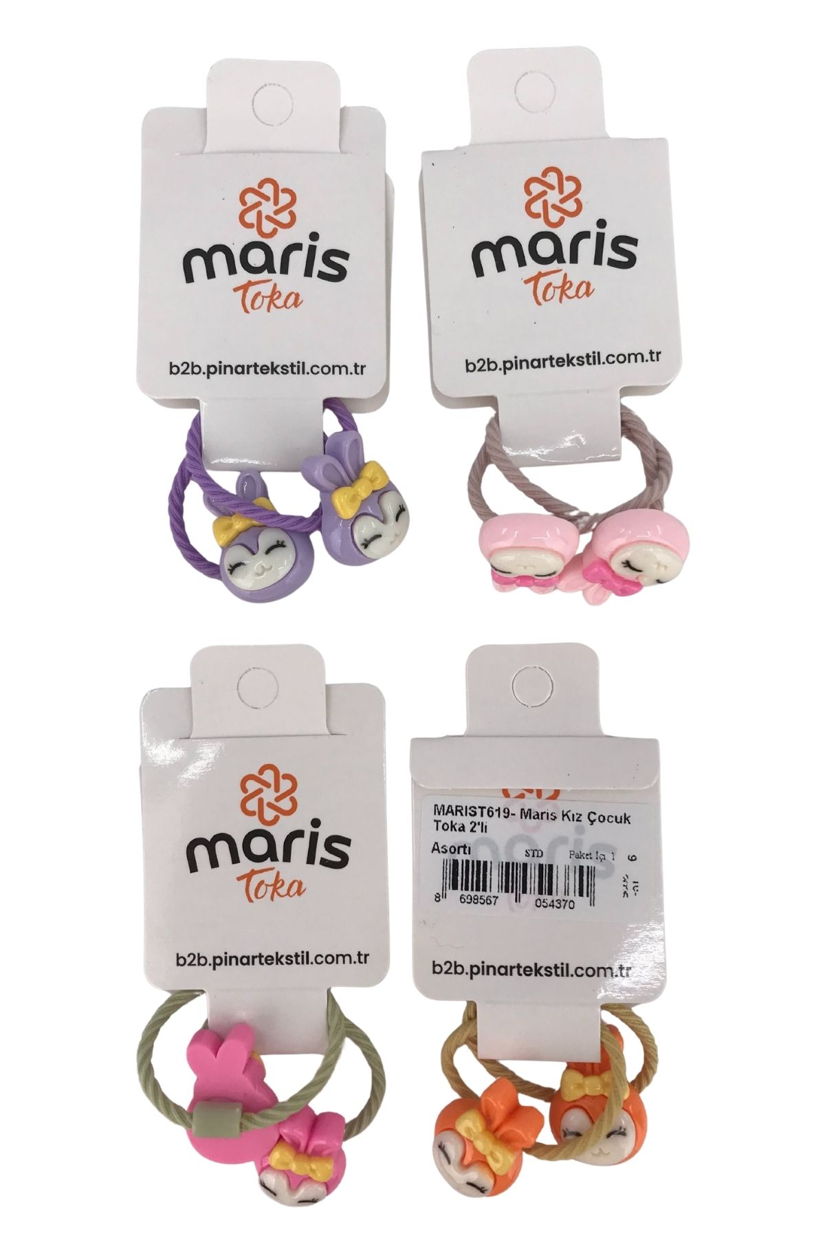 Maris Kız Çocuk Toka 2'li - Thumbnail