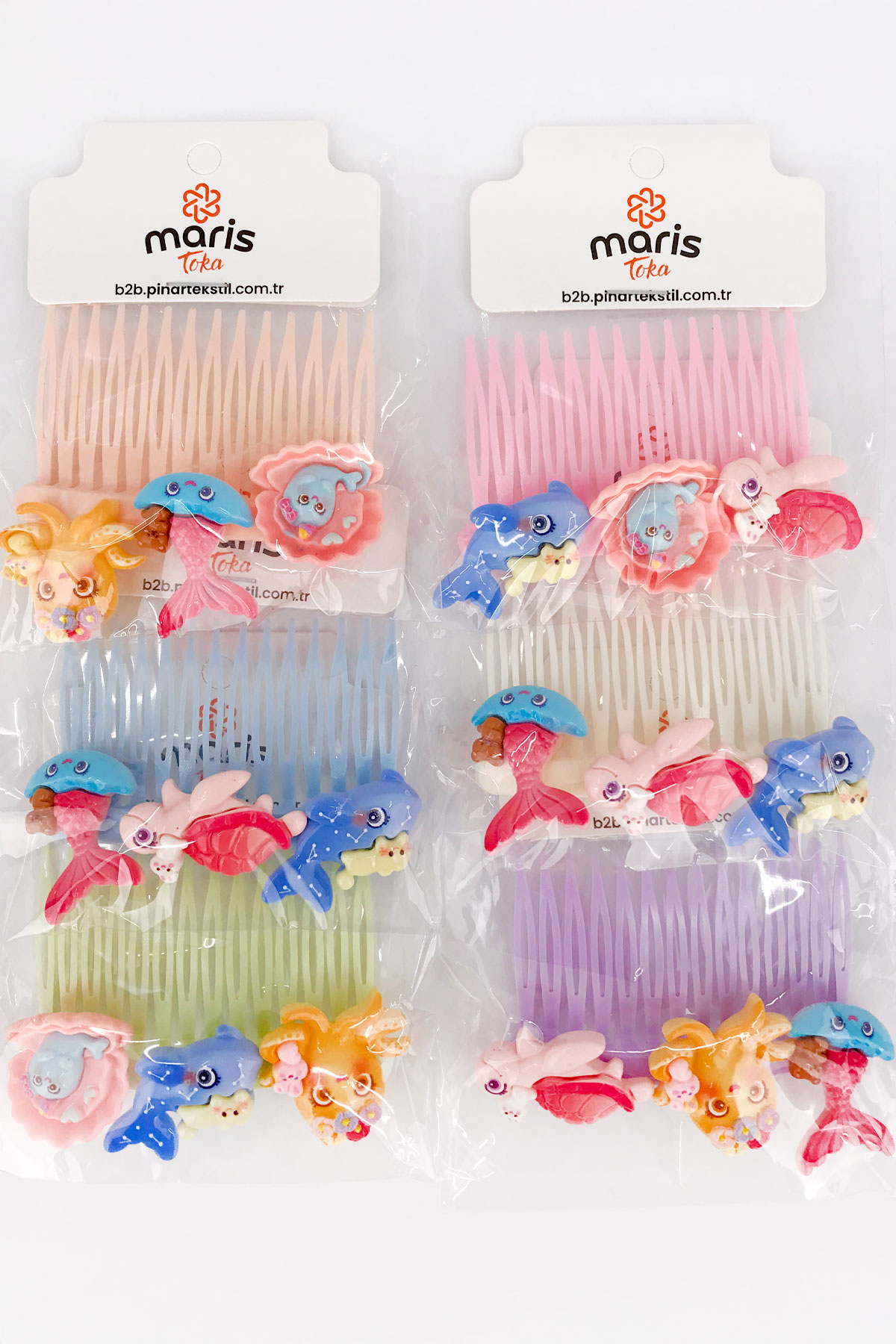 Maris Kız Çocuk Yan Toka Çiçek - Thumbnail