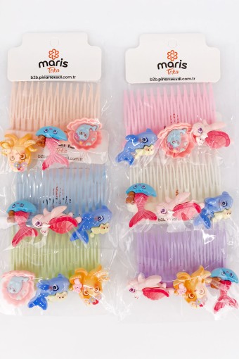 MARİS TOKA - Maris Kız Çocuk Yan Toka Çiçek (1)