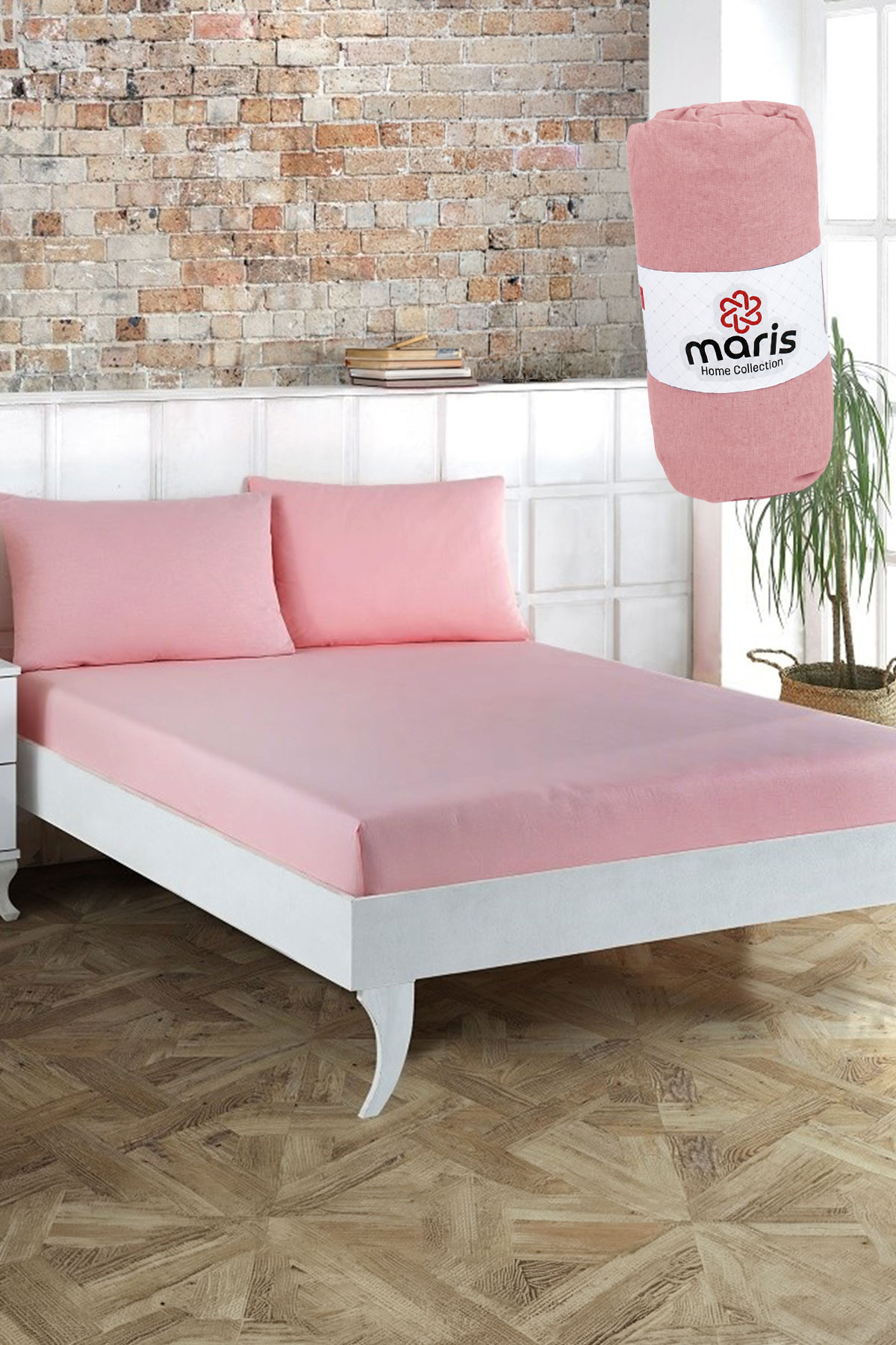 Maris Lastikli Çarşaf Çift Kişilik 180x200 - Thumbnail