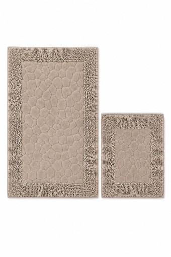 MARİS EV TEKSTİLİ - Maris Paspas Mosso Çakıl Taşı 2'li Set 60x100cm 50x60cm