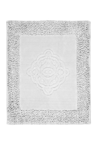 MARİS EV TEKSTİLİ - Maris Paspas Mosso Göbek Osmanlı Desen - Beyaz - 60x100cm