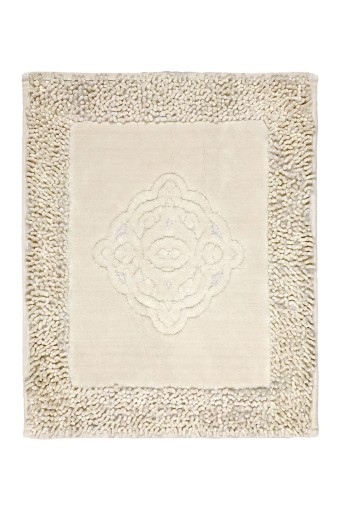 MARİS EV TEKSTİLİ - Maris Paspas Mosso Göbek Osmanlı Desen - Krem - 50x60cm