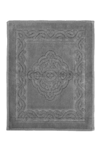 MARİS EV TEKSTİLİ - Maris Paspas Pamuklu Osmanlı Desen - Antrasit - 50x60cm