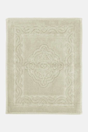 MARİS EV TEKSTİLİ - Maris Paspas Pamuklu Osmanlı Desen - Bej - 60x80 cm