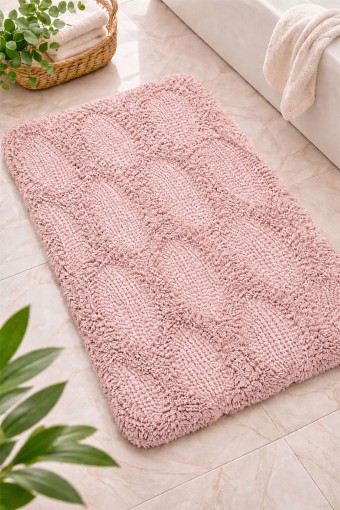 MARİS EV TEKSTİLİ - Maris Paspas Royal Tufting Vera Desen - Pudra - 60x100cm