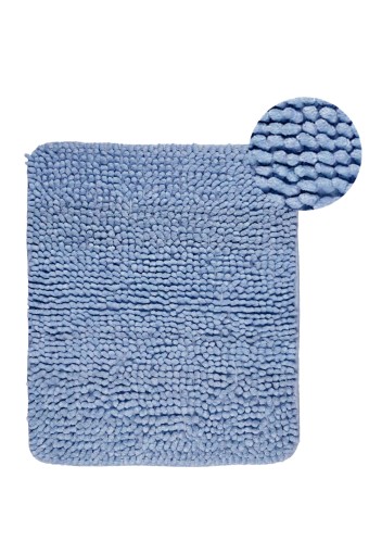 MARİS EV TEKSTİLİ - Maris Paspas Spagetti Kalın Desen - Mavi - 60x100cm