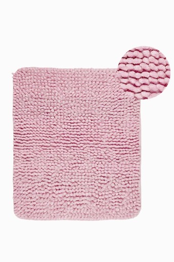 MARİS EV TEKSTİLİ - Maris Paspas Spagetti Kalın Desen - Pembe - 50x60cm