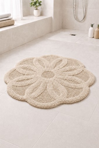 MARİS EV TEKSTİLİ - Maris Paspas Tuft Royal - Bej - 120 cm
